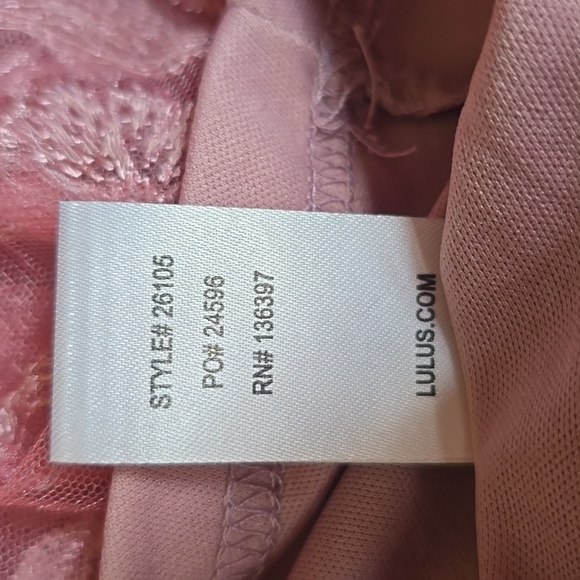 NWT Lulus Andria Mauve Purple Embroidered Strapless Maxi Dress Sz S - Picture 10 of 10